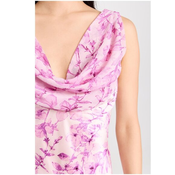 Cinq à Sept Pink Floral Maxi Dress - Picture 4 of 13